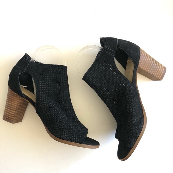 Marc Fisher Demika Perforated Block Heel Booties - Picture 11 of 15
